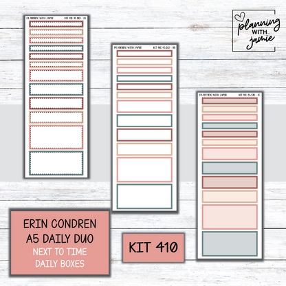 Kit 410 Erin Condren Daily Duo Sticker Kit