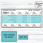 Kit 411 7x9 Budget Sticker Kit