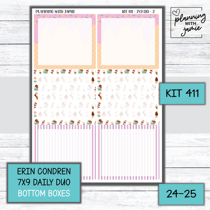 Kit 411 Erin Condren Daily Duo Sticker Kit