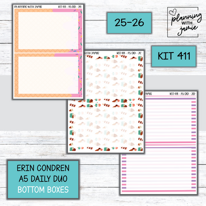 Kit 411 Erin Condren Daily Duo Sticker Kit