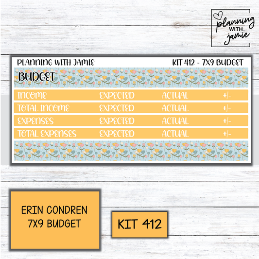Kit 412 7x9 Budget Sticker Kit