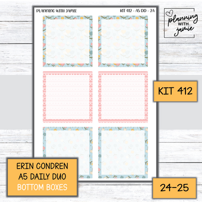 Kit 412 Erin Condren Daily Duo Sticker Kit
