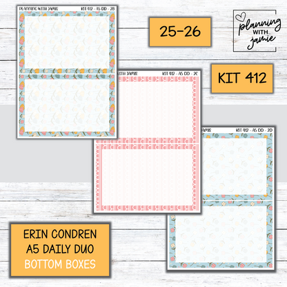 Kit 412 Erin Condren Daily Duo Sticker Kit