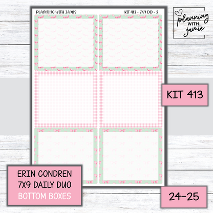 Kit 413 Erin Condren Daily Duo Sticker Kit