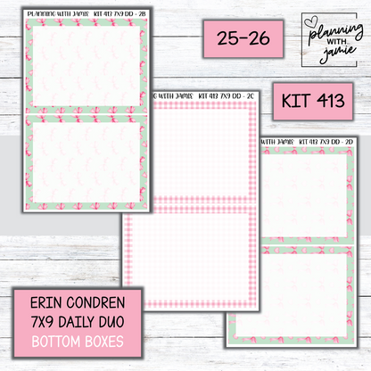Kit 413 Erin Condren Daily Duo Sticker Kit