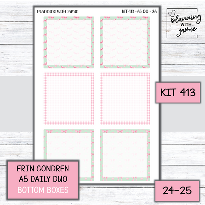 Kit 413 Erin Condren Daily Duo Sticker Kit