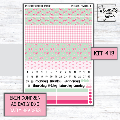 Kit 413 Erin Condren Daily Duo Sticker Kit