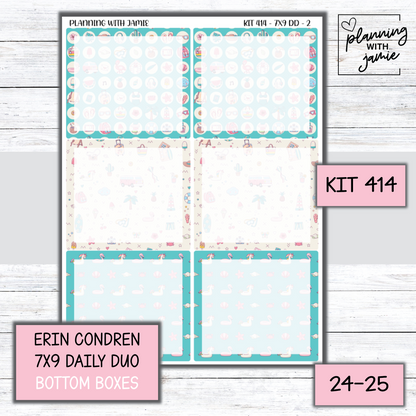 Kit 414 Erin Condren Daily Duo Sticker Kit