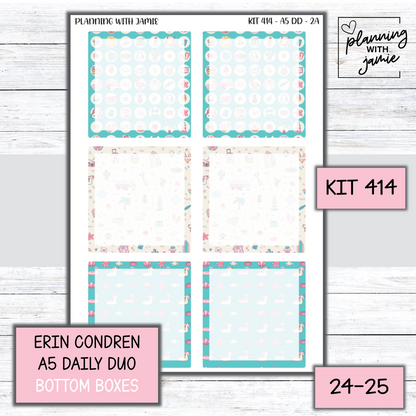 Kit 414 Erin Condren Daily Duo Sticker Kit