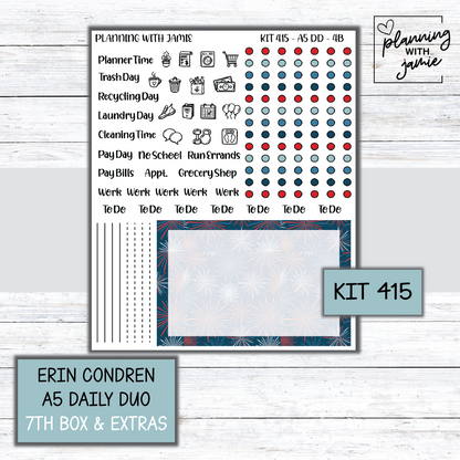 Kit 415 Erin Condren Daily Duo Sticker Kit