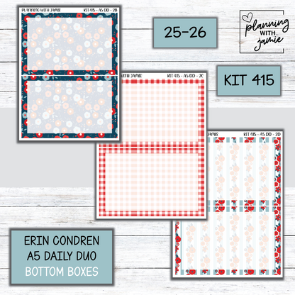 Kit 415 Erin Condren Daily Duo Sticker Kit