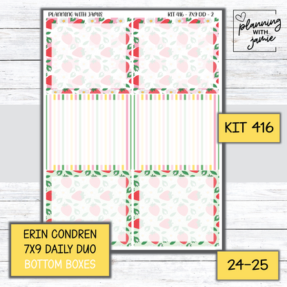 Kit 416 Erin Condren Daily Duo Sticker Kit