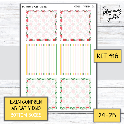 Kit 416 Erin Condren Daily Duo Sticker Kit