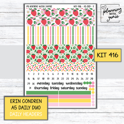 Kit 416 Erin Condren Daily Duo Sticker Kit