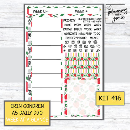 Kit 416 Week At A Glance Sticker