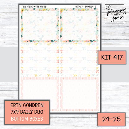 Kit 417 Erin Condren Daily Duo Sticker Kit