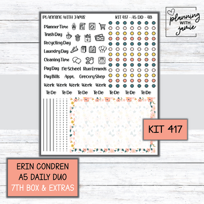 Kit 417 Erin Condren Daily Duo Sticker Kit