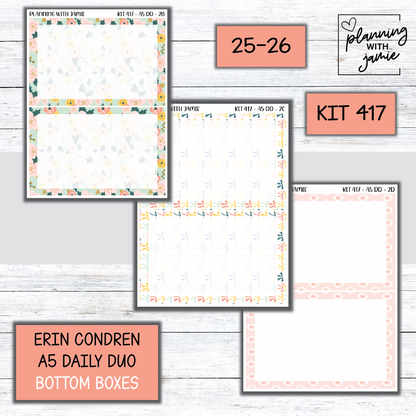 Kit 417 Erin Condren Daily Duo Sticker Kit