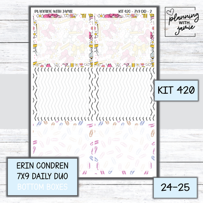Kit 420 Erin Condren Daily Duo Sticker Kit