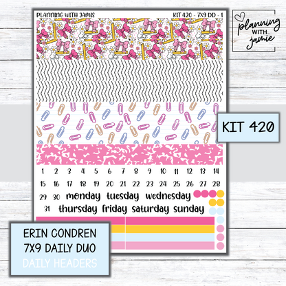 Kit 420 Erin Condren Daily Duo Sticker Kit