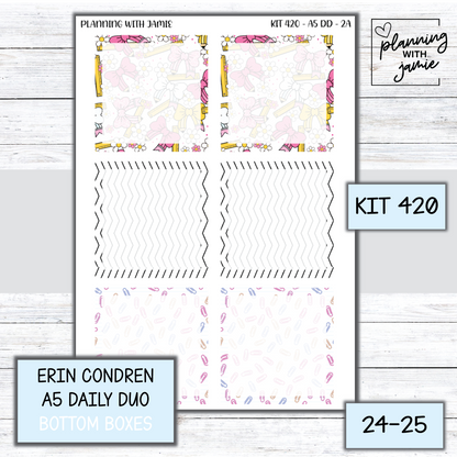 Kit 420 Erin Condren Daily Duo Sticker Kit