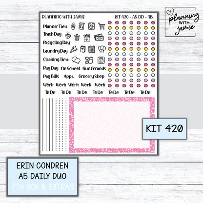 Kit 420 Erin Condren Daily Duo Sticker Kit