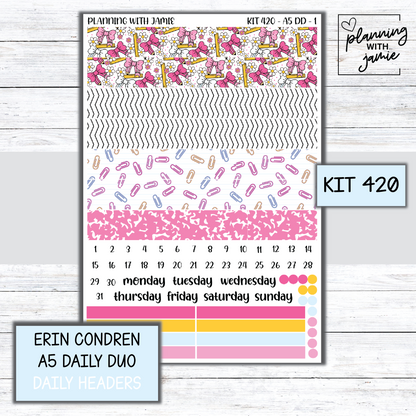 Kit 420 Erin Condren Daily Duo Sticker Kit