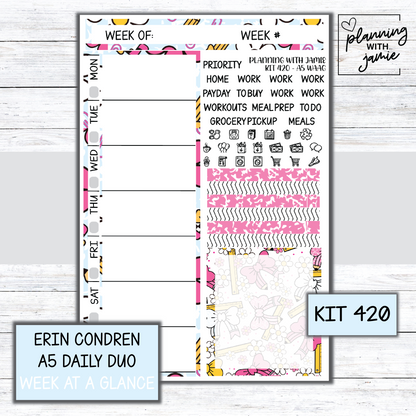 Kit 420 Week At A Glance Sticker
