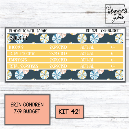 Kit 421 7x9 Budget Sticker Kit