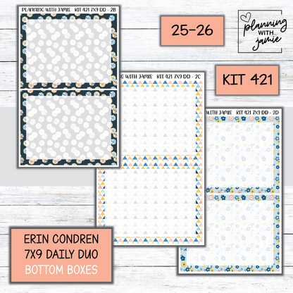 Kit 421 Erin Condren Daily Duo Sticker Kit
