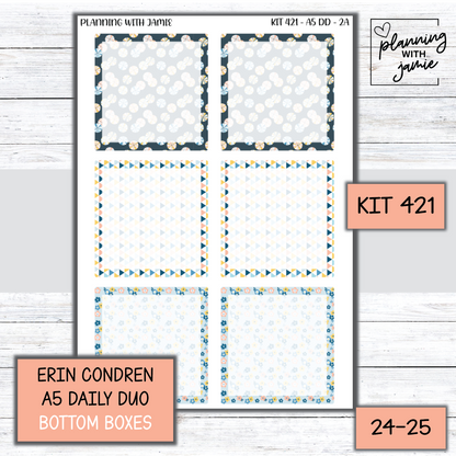 Kit 421 Erin Condren Daily Duo Sticker Kit