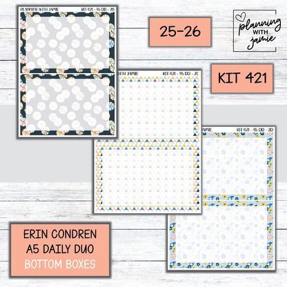 Kit 421 Erin Condren Daily Duo Sticker Kit