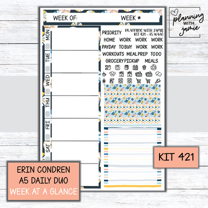 Kit 421 Week At A Glance Sticker