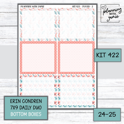 Kit 422 Erin Condren Daily Duo Sticker Kit