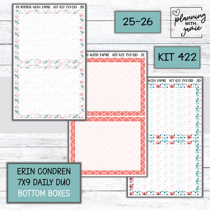 Kit 422 Erin Condren Daily Duo Sticker Kit