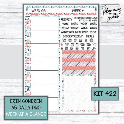 Kit 422 Week At A Glance Sticker