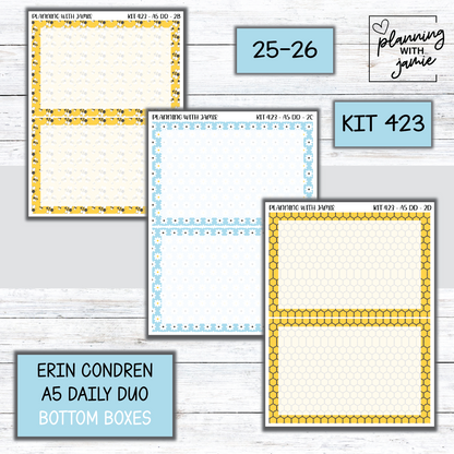 Kit 423 Erin Condren Daily Duo Sticker Kit