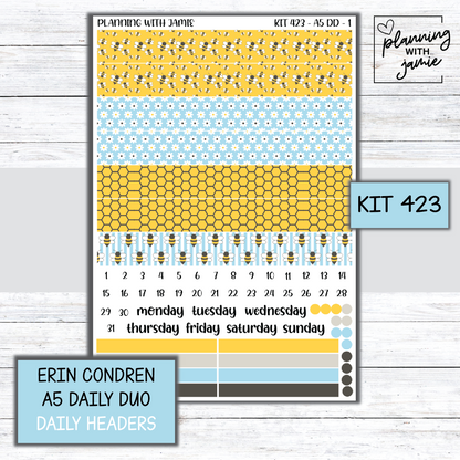 Kit 423 Erin Condren Daily Duo Sticker Kit