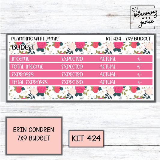 Kit 424 7x9 Budget Sticker Kit