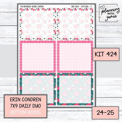 Kit 424 Erin Condren Daily Duo Sticker Kit