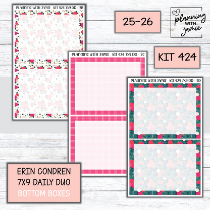 Kit 424 Erin Condren Daily Duo Sticker Kit