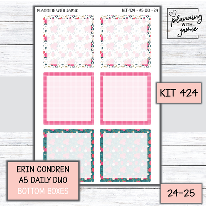 Kit 424 Erin Condren Daily Duo Sticker Kit