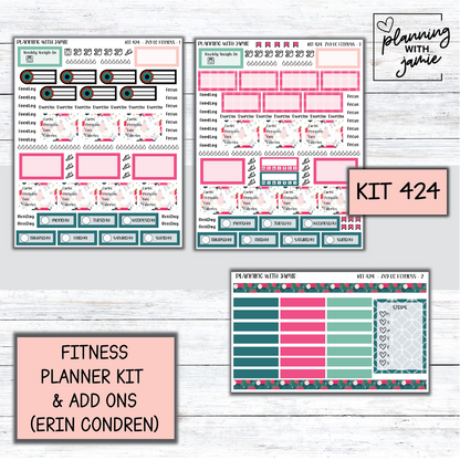 Kit 424 Weekly Fitness Sticker Kit