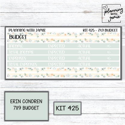 Kit 425 7x9 Budget Sticker Kit