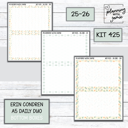 Kit 425 Erin Condren Daily Duo Sticker Kit