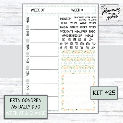 Kit 425 Week At A Glance Sticker