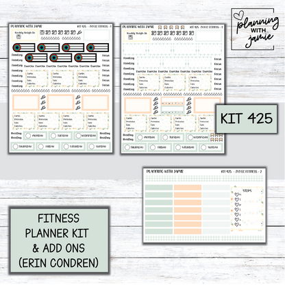 Kit 425 Weekly Fitness Sticker Kit