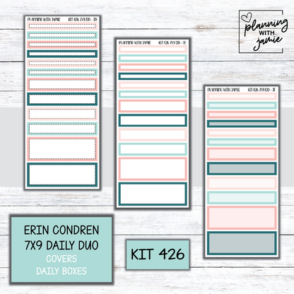 Kit 426 Erin Condren Daily Duo Sticker Kit