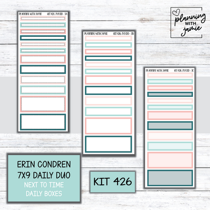 Kit 426 Erin Condren Daily Duo Sticker Kit
