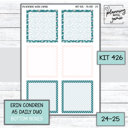 Kit 426 Erin Condren Daily Duo Sticker Kit